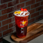 Peachy Strawberries Fruitea